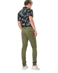 olivgrüne Chinohose von Scotch & Soda