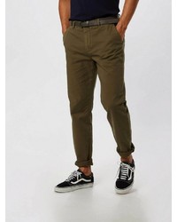 olivgrüne Chinohose von Scotch & Soda