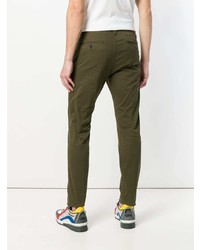 olivgrüne Chinohose von DSQUARED2