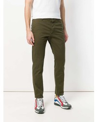 olivgrüne Chinohose von DSQUARED2