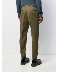 olivgrüne Chinohose von Ermenegildo Zegna