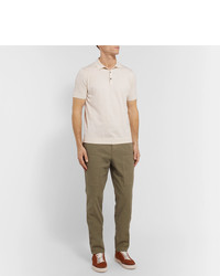 olivgrüne Chinohose von Brunello Cucinelli