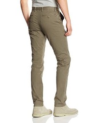 olivgrüne Chinohose von TOMMY HILFIGER MENSWEAR