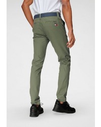 olivgrüne Chinohose von Tommy Jeans