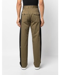 olivgrüne Chinohose von MSGM