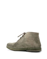 olivgrüne Chukka-Stiefel aus Wildleder von Marsèll