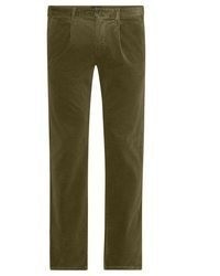 olivgrüne Cord Chinohose von REDPOINT