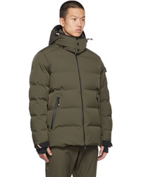 olivgrüne Daunenjacke von MONCLER GRENOBLE