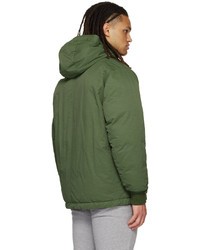 olivgrüne Daunenjacke von Stone Island