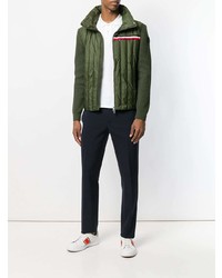 olivgrüne Daunenjacke von Moncler