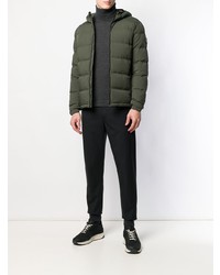 olivgrüne Daunenjacke von Ea7 Emporio Armani