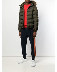 olivgrüne Daunenjacke von Moncler