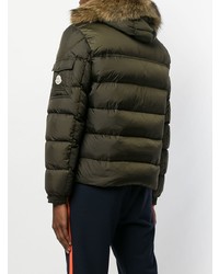 olivgrüne Daunenjacke von Moncler