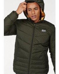 olivgrüne Daunenjacke von Jack & Jones