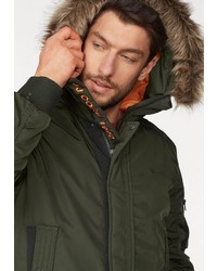 olivgrüne Daunenjacke von Jack & Jones