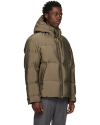 olivgrüne Daunenjacke von Solid Homme