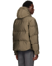 olivgrüne Daunenjacke von Solid Homme