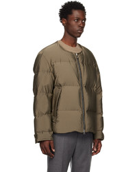 olivgrüne Daunenjacke von Solid Homme