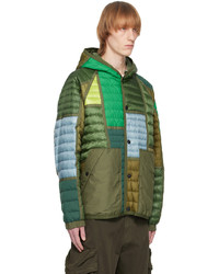 olivgrüne Daunenjacke von MONCLER GRENOBLE