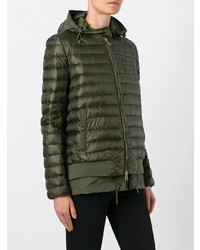 olivgrüne Daunenjacke von Moncler