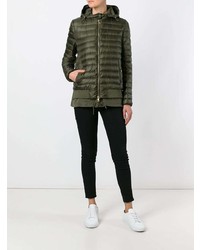 olivgrüne Daunenjacke von Moncler