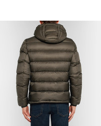 olivgrüne Daunenjacke von Moncler