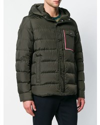 olivgrüne Daunenjacke von Moncler