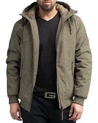 olivgrüne Daunenjacke von Ragwear