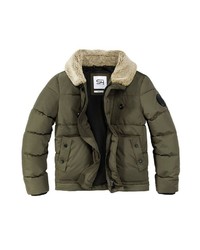 olivgrüne Daunenjacke von S4 JACKETS