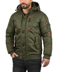 olivgrüne Daunenjacke von Solid