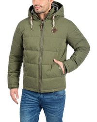 olivgrüne Daunenjacke von Solid