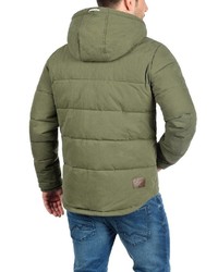 olivgrüne Daunenjacke von Solid