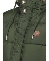 olivgrüne Daunenjacke von Solid