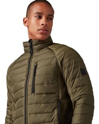 olivgrüne Daunenjacke von Tom Tailor Denim