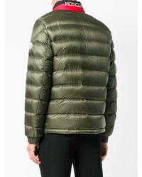 olivgrüne Daunenjacke von Moncler