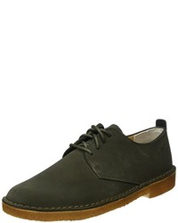 olivgrüne Derby Schuhe von Clarks Originals