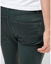 olivgrüne enge Jeans von Asos