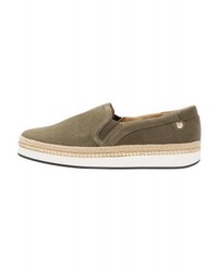 olivgrüne Espadrilles von River Island