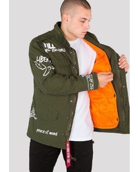 olivgrüne Feldjacke von Alpha Industries