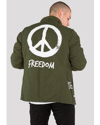 olivgrüne Feldjacke von Alpha Industries