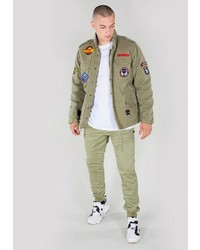 olivgrüne Feldjacke von Alpha Industries