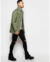 olivgrüne Feldjacke von Asos