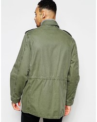 olivgrüne Feldjacke von Asos