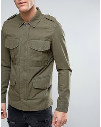 olivgrüne Feldjacke von Jack and Jones