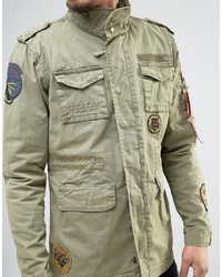 olivgrüne Feldjacke von Alpha Industries