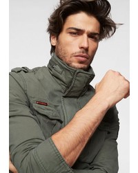 olivgrüne Feldjacke von Superdry