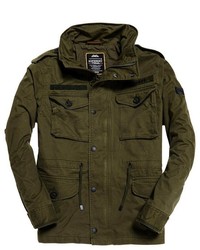 olivgrüne Feldjacke von Superdry