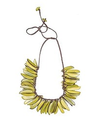 olivgrüne Halskette von Isachii