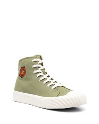 olivgrüne hohe Sneakers von Kenzo