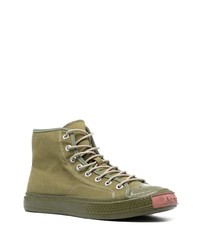 olivgrüne hohe Sneakers von Acne Studios